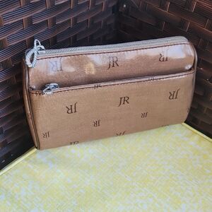 Judith Ripka Bronze JR Monogram Cosmetic Bag